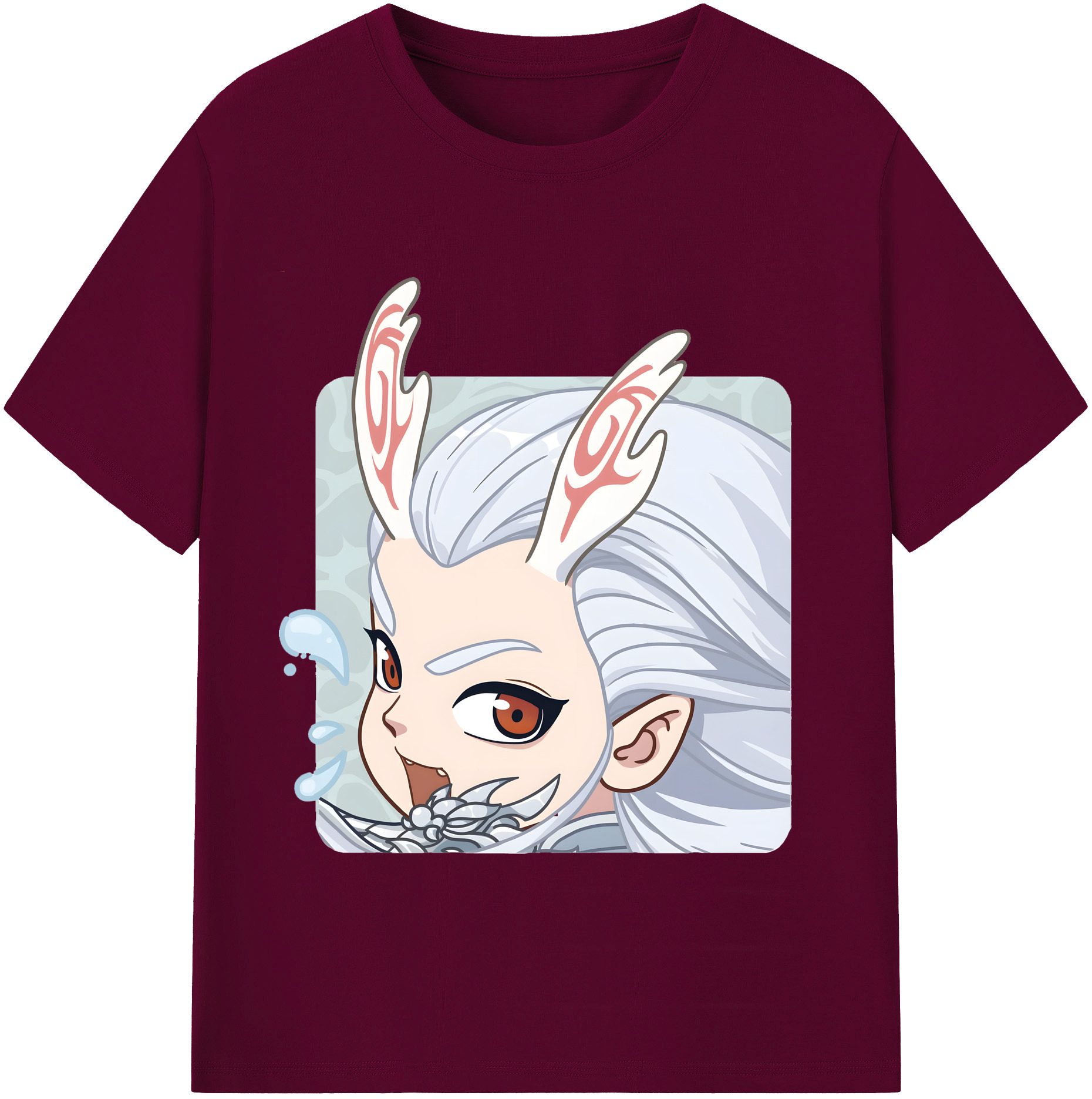 （画像用） Ne Zha 2 ナタ 魔童の大暴れ レディースカジュアルプリントTシャツ（綿100％）
